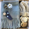 Baby Boy- Misty Check Teddy Ring